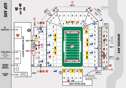 stadium memorial oklahoma seating chart ou gaylord owen field soonersports via