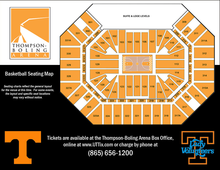 Thompson Boling Arena Seating Chart With Seat Numbers